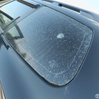 Заднее левое окно