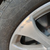 Заднее левое колесо