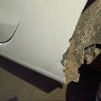 Заднее левое крыло