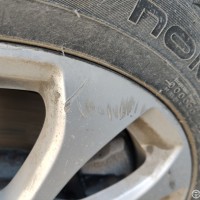 Заднее левое колесо