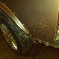 Заднее левое крыло