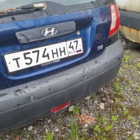 Задний бампер