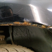 Заднее левое крыло