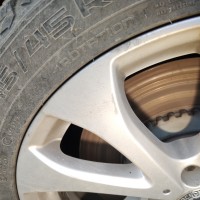 Заднее левое колесо