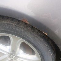 Заднее левое крыло