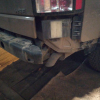 Задний бампер