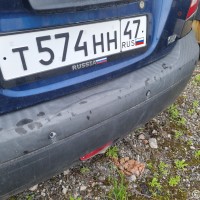 Задний бампер