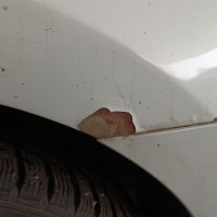 Заднее левое крыло