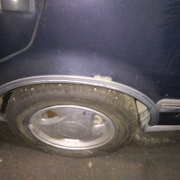 Заднее левое крыло