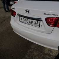 Задний бампер