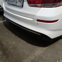 Задний бампер