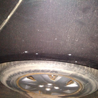 Заднее левое крыло