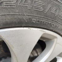 Заднее правое колесо