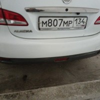 Задний бампер