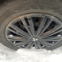 Заднее левое колесо