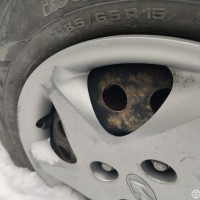 Заднее левое колесо