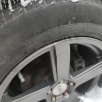 Заднее левое колесо