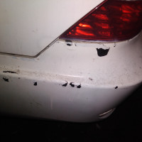 Задний бампер