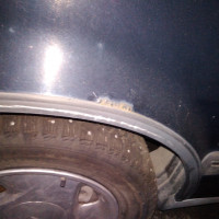 Заднее левое крыло