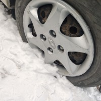 Заднее левое колесо