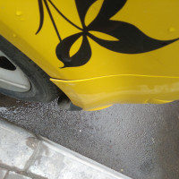 Задний бампер