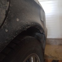 Заднее левое крыло