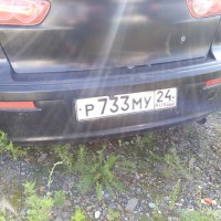 Задний бампер