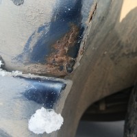 Заднее левое крыло