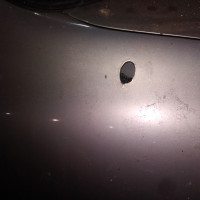 Заднее левое крыло