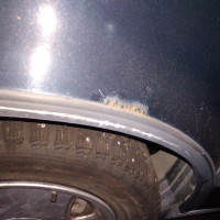 Заднее левое крыло