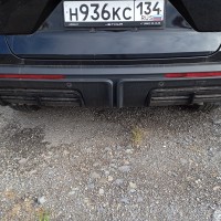 Задний бампер