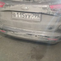 Задний бампер