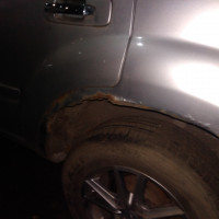 Заднее левое крыло